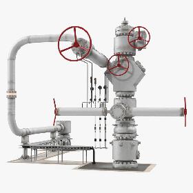 Oil Wellhead 2 3D